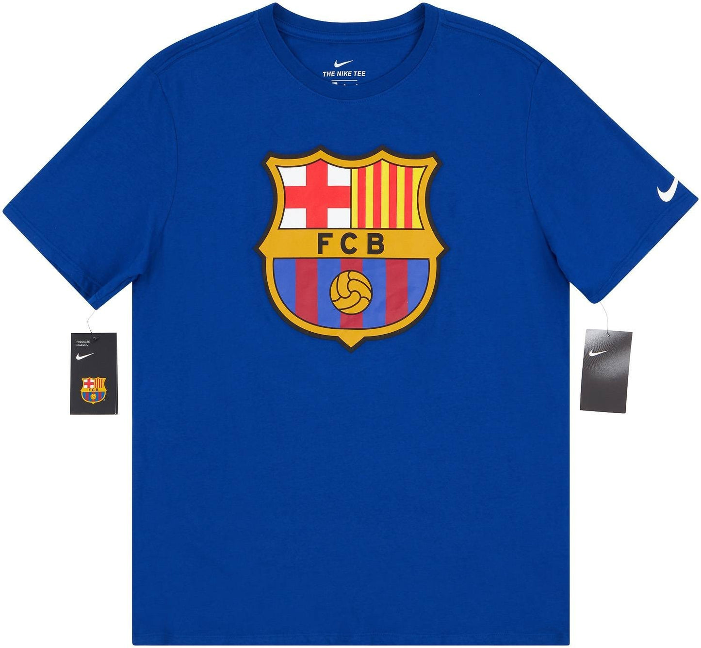 Nike Womens 2018-19 Barcelona Nike Fan Tee / Blue / RRP £29.99