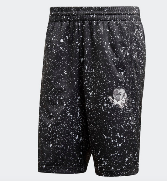 Adidas Planetoid All Over Print Shorts / BNWT / Black / RRP £52
