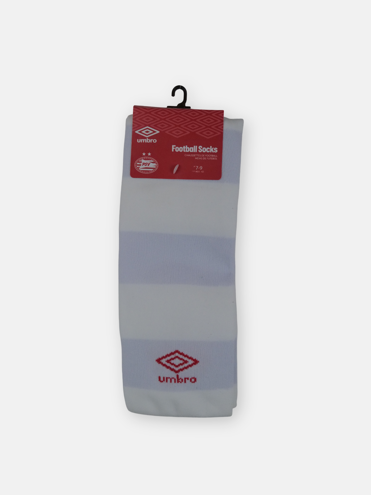 Umbro Mens 2019-20 Psv Home Football Socks / White / RRP £14.99