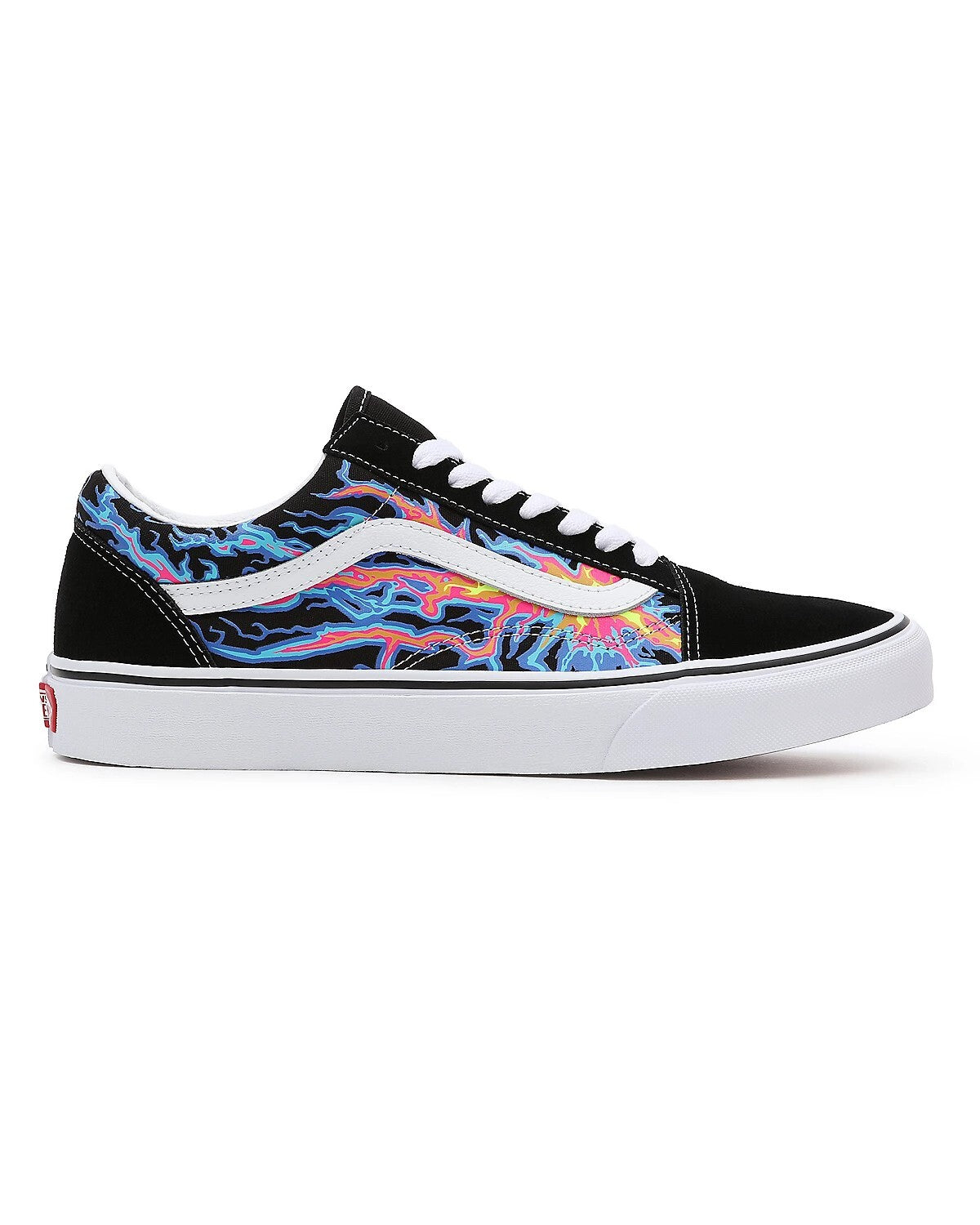 Vans Unisex Old Skool Trainers / Black Electric Flame / RRP £70