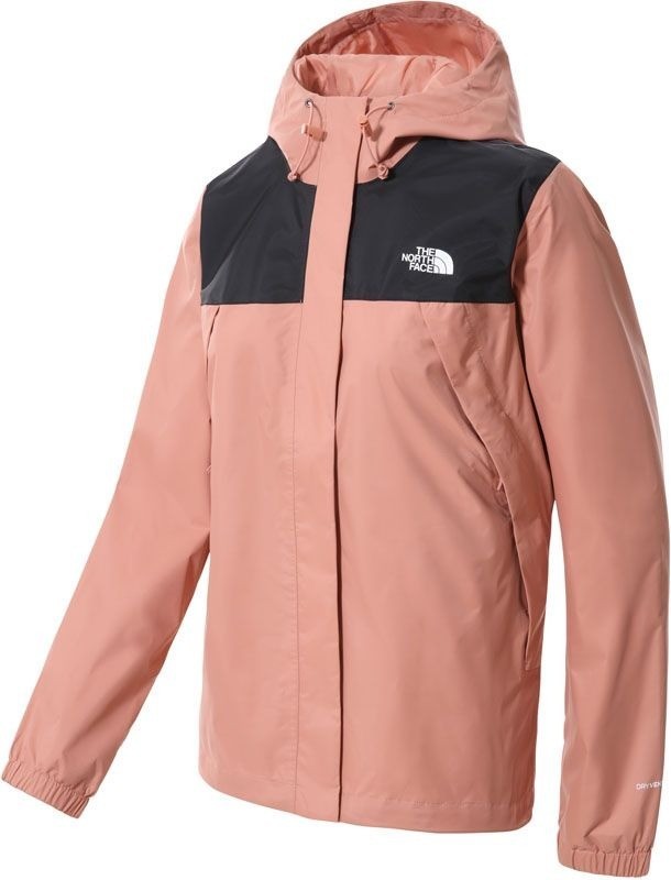 The North Face Womens Antora Jacket / TNF Black/Rose Dawn / RRP £100