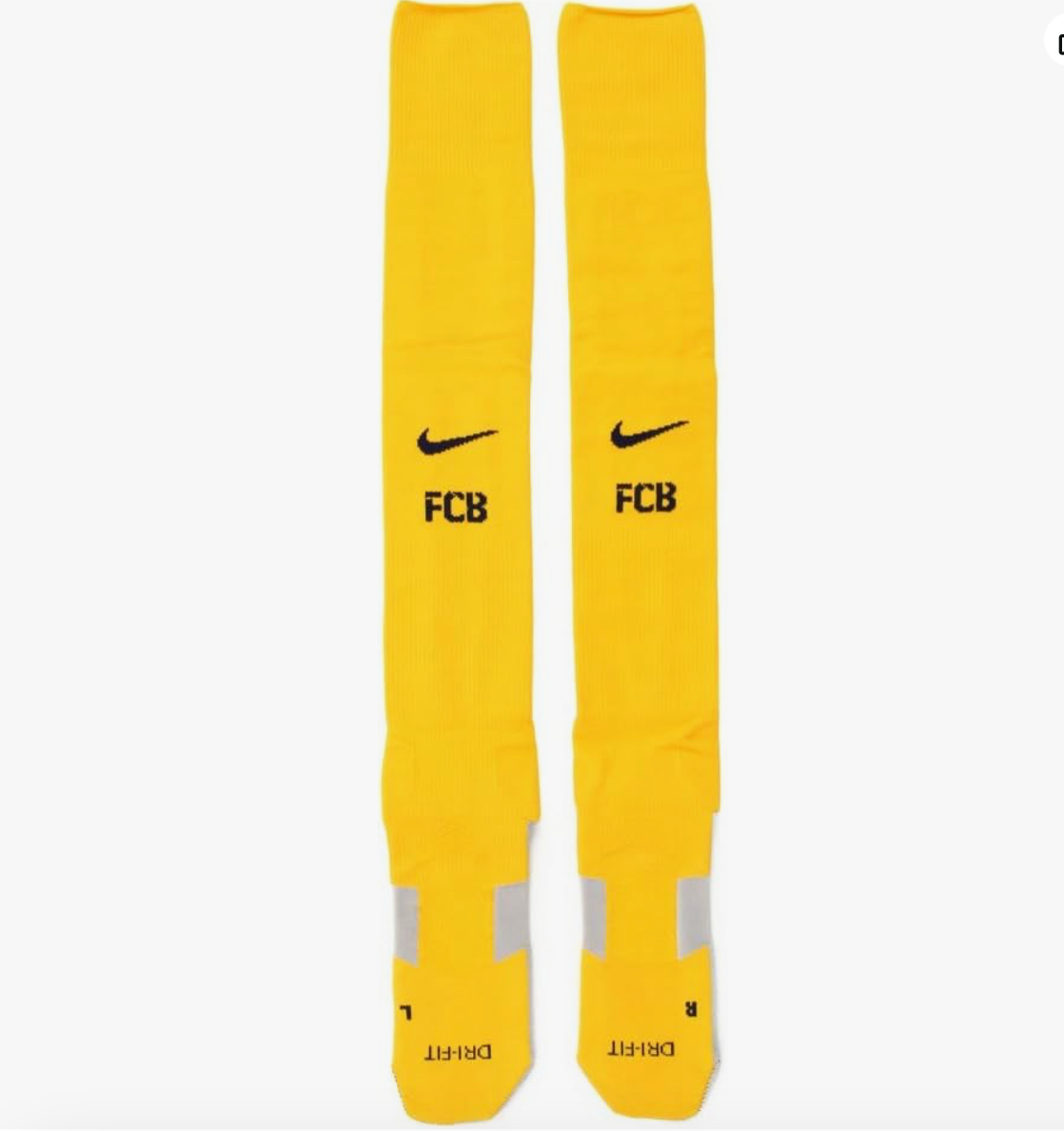 Nike Barcelona Away 2015-16 Football Socks / Yellow / RRP £16