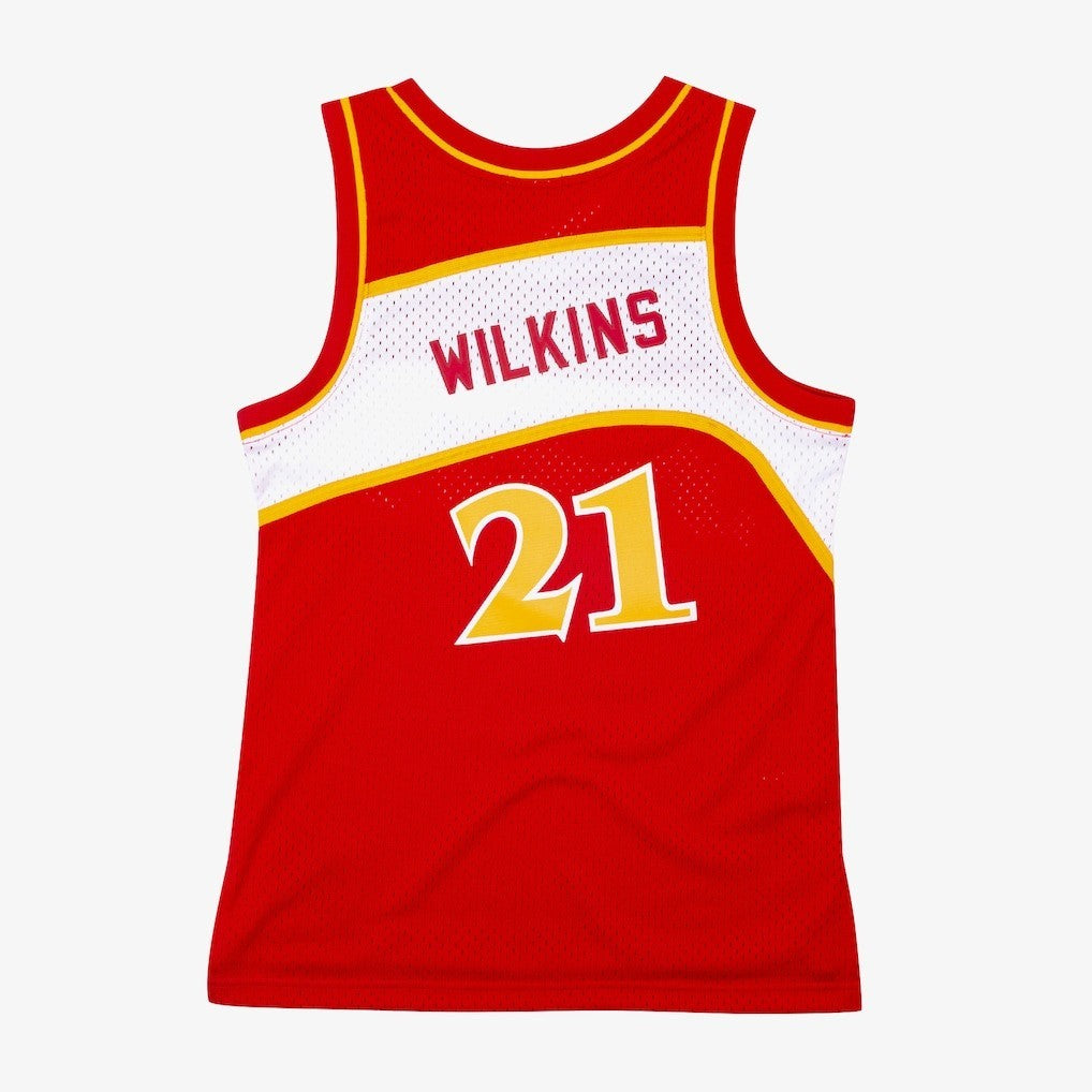 Mitchell & Ness Women's Atlanta Hawks Retro Basketball Jersey / Wilkins 21 / RRP £95