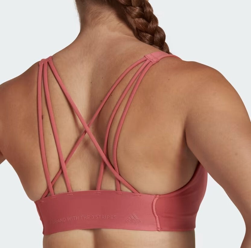 Adidas Womens Coreflow Medium Support Workout Bra / Red / RRP £38