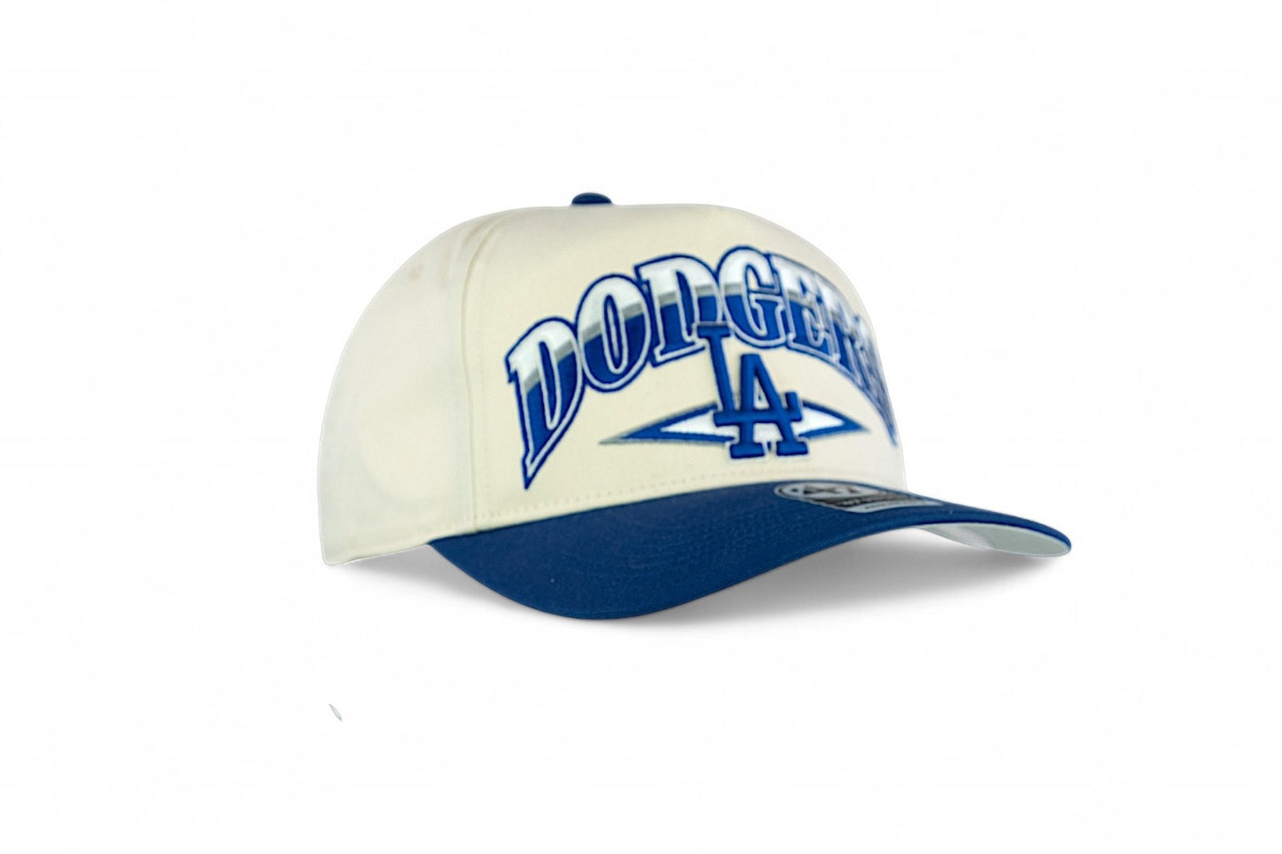 47 Brand LA Dodgers MLB Arc Line Hitch Snapback Cap / Beige Royal Blue / RRP £38