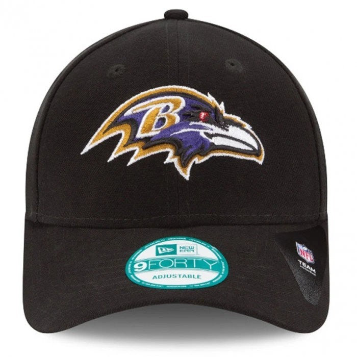 New Era Adult Baltimore Ravens 9FORTY The League Cap / Black / RRP £24