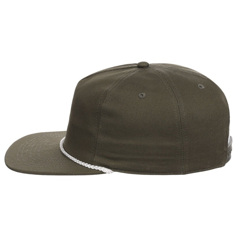 Unisex Plain Fairway Golfer Hat / Olive / £23