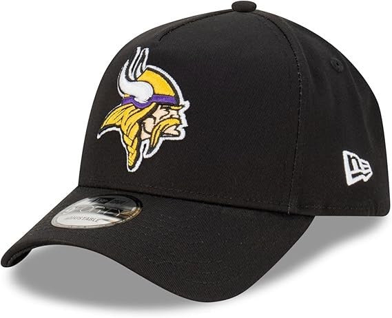 New Era Adult Minnesota Vikings 9Forty Evergreen Cap / Black / RRP £27