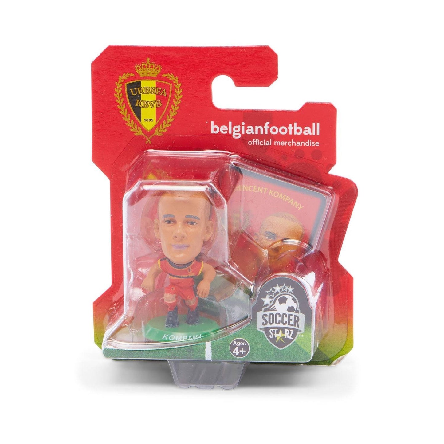 Soccerstarz Mens 2012-13 Belgium Soccerstarz Kompany #4 Figurine /Red/RRP £3.99