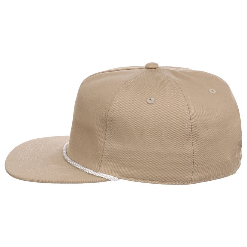 Unisex Plain Fairway Golfer Hat / Khaki / £23