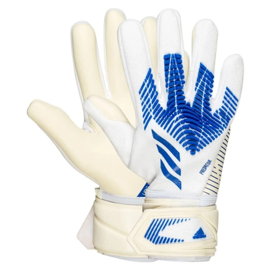 Adidas Predator League Goalkeeper Gloves / White Blue / RRP £55