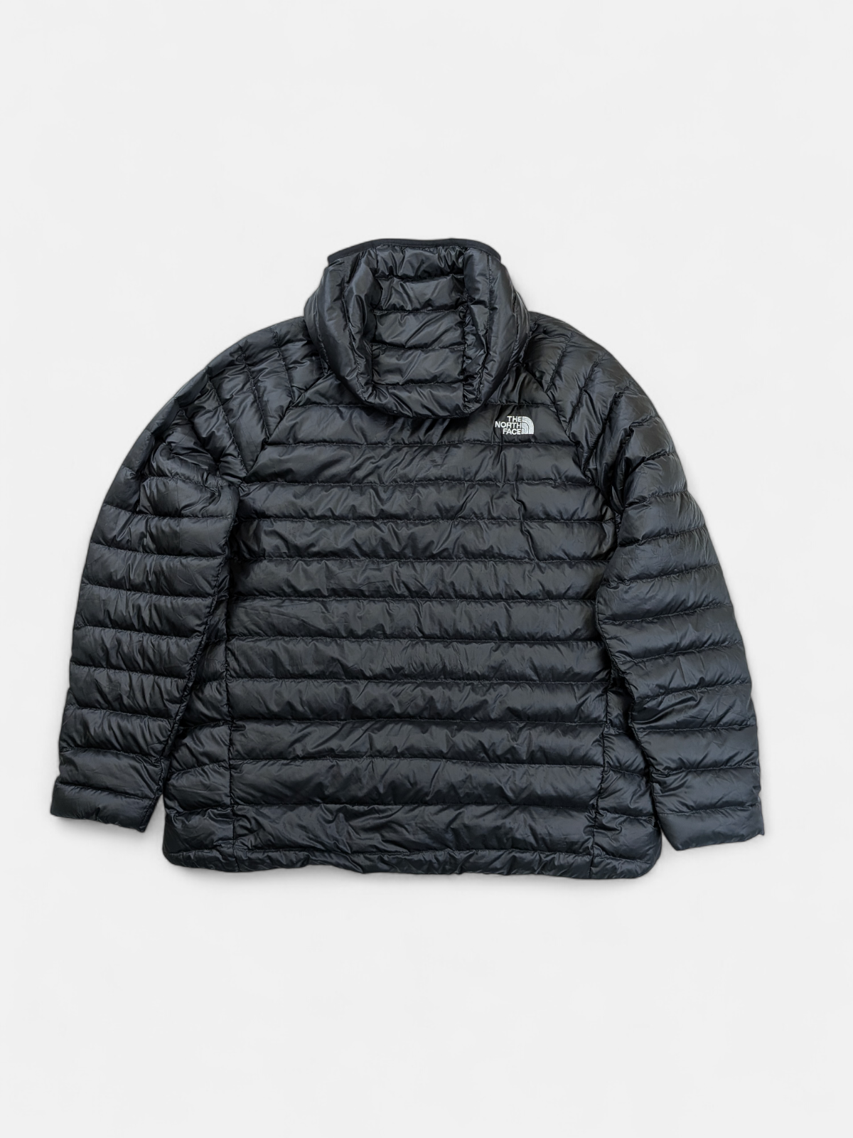 The North Face Mens Stretch Down Hooded Puffer Jacket / Black / RRP £260