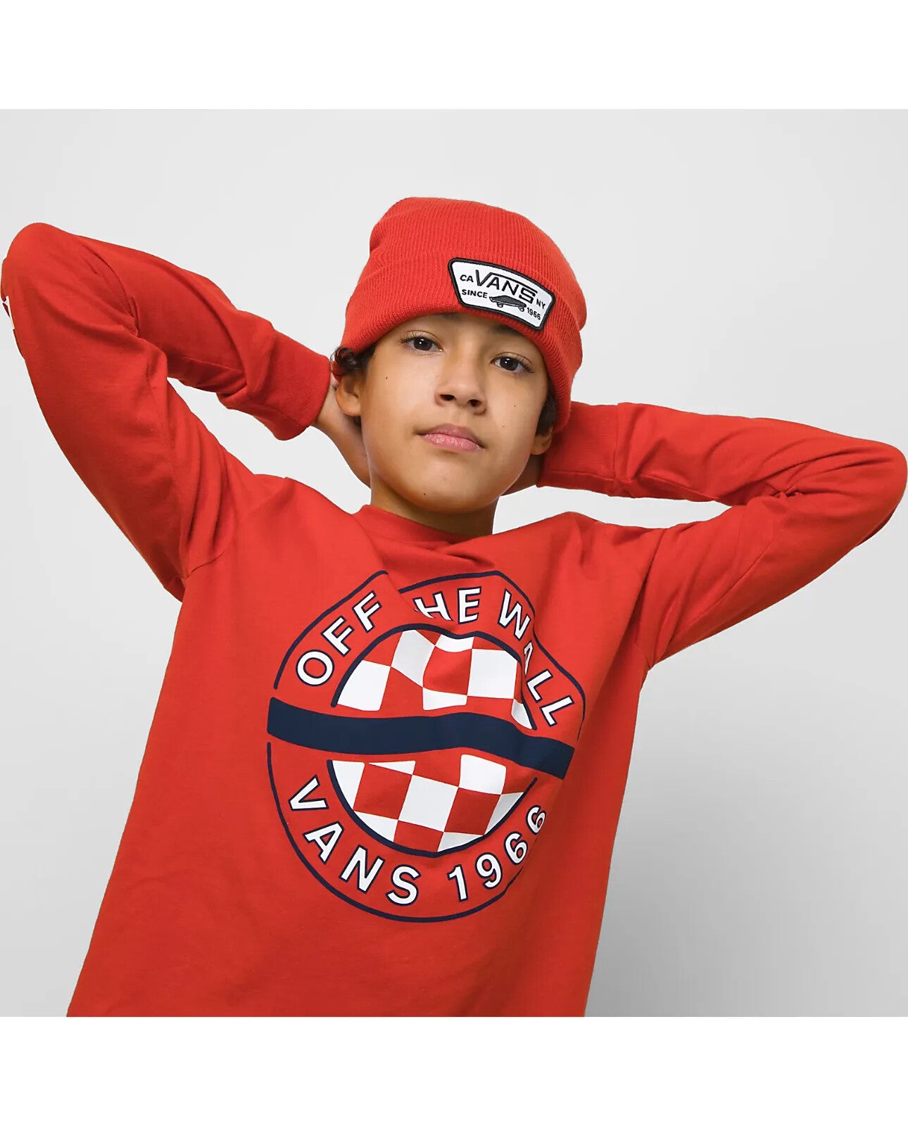 Vans Kids Milford Beanie / Red / RRP £21