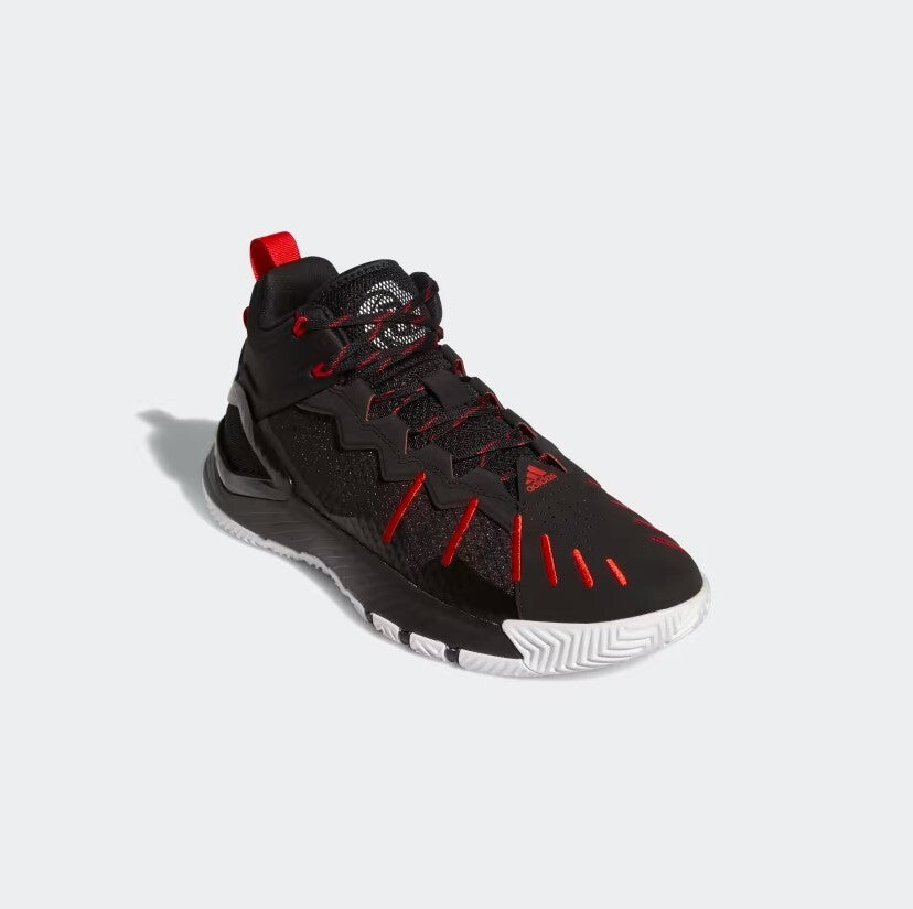 Adidas Mens D Rose Son of Chi Basketball Shoes / Black Red White / RRP £90