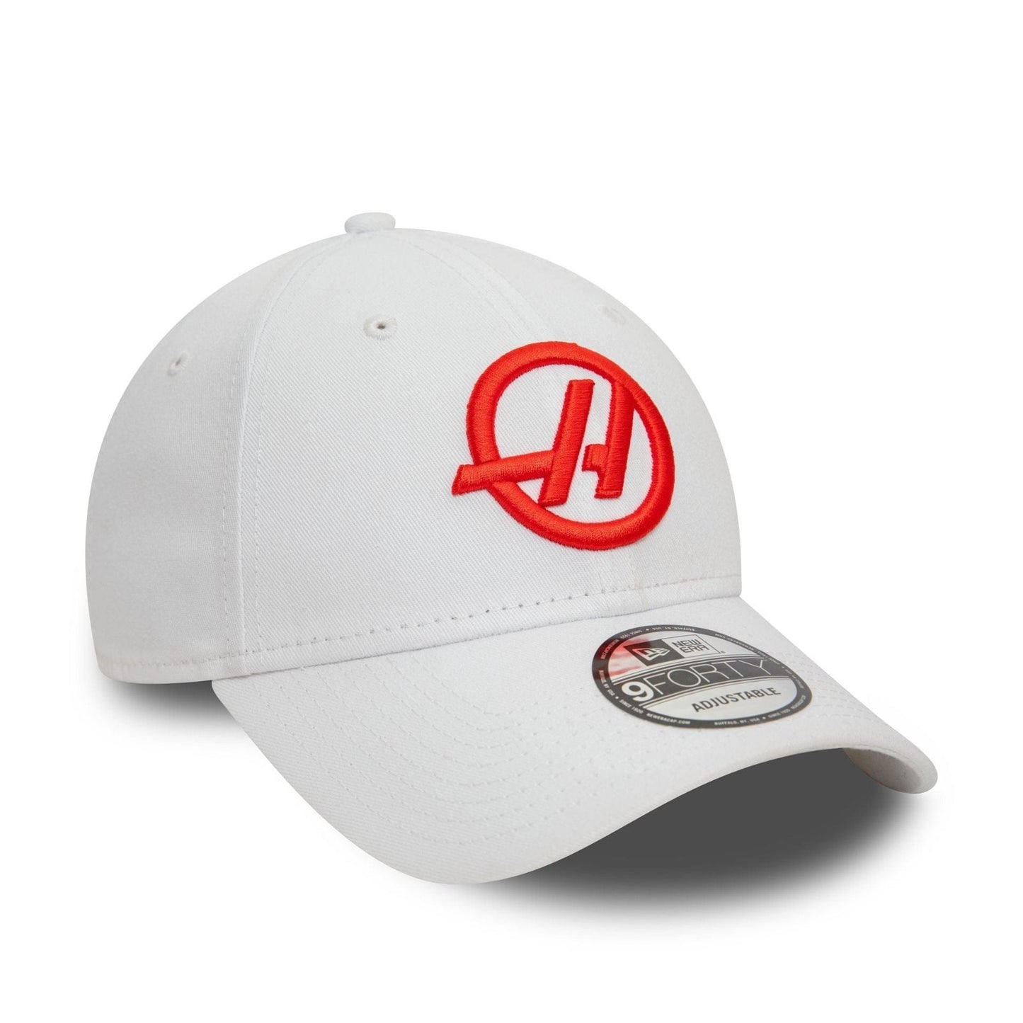 New Era Adult Haas F1 Team Essential 9Forty Cap / White Red / RRP £29