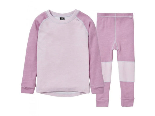 Helly Hansen Kids Lifa Merino Thermal Set / Pink Ash / RRP £60