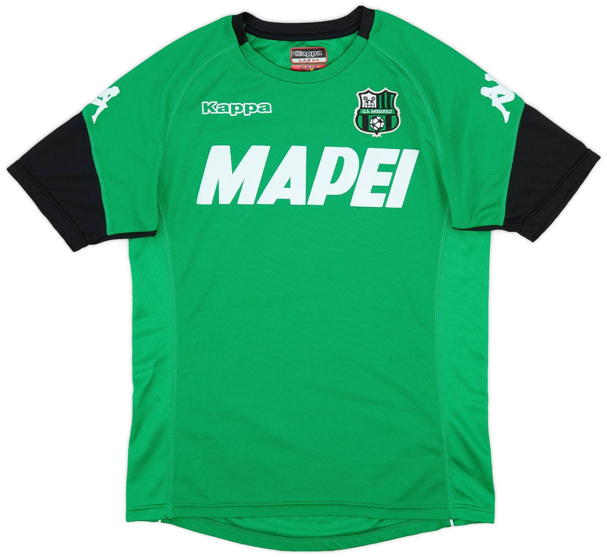 Kappa Kids 2018-19 Sassuolo Kappa Training Tee / Green / RRP £19.99