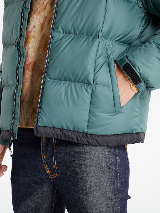 The North Face Mens Lhotse Down Puffer Jacket / Balsam Green / RRP £260