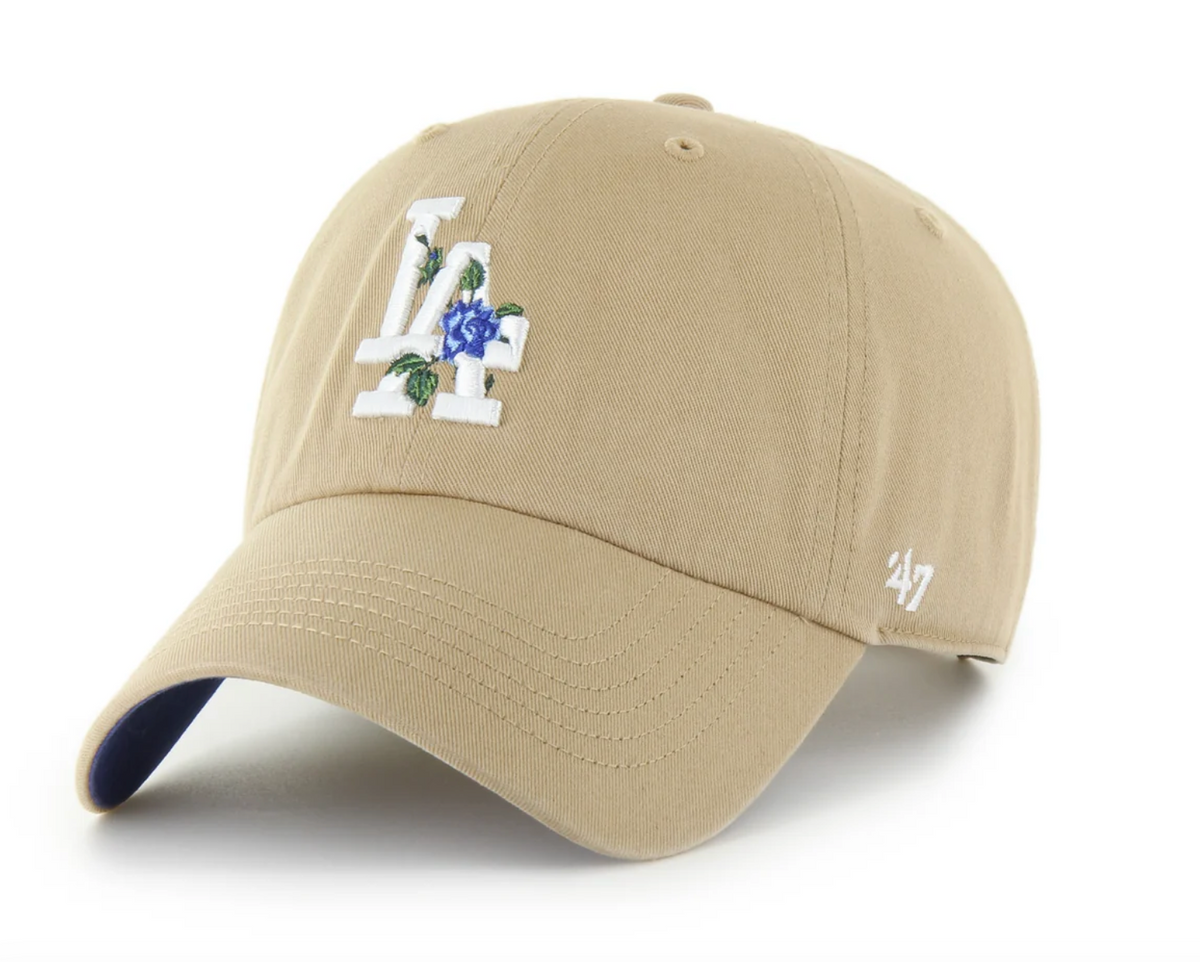 47 Brand Los Angeles Dodgers Relaxed Clean Up Dad Cap / Khaki Thorn / RRP £33
