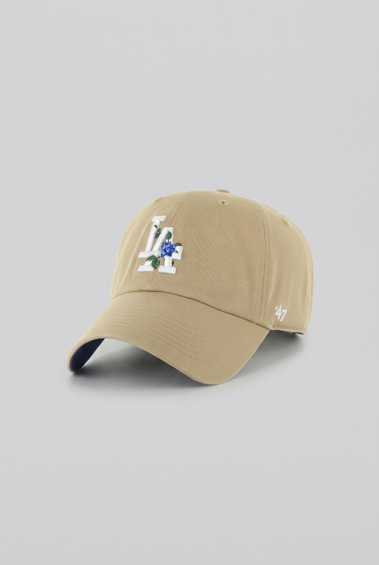 47 Brand Los Angeles Dodgers Relaxed Clean Up Dad Cap / Khaki Thorn / RRP £33