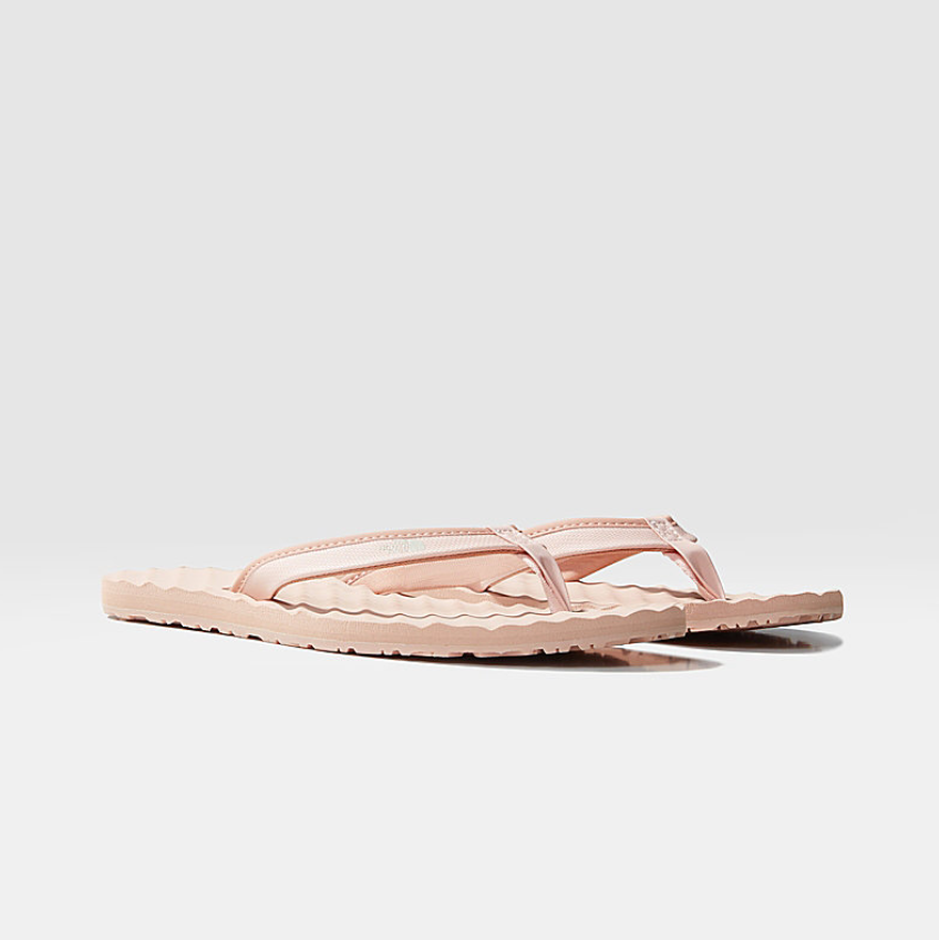 The North Face Women’s Base Camp Mini II Flip Flop -Café Crémé Evening Sand Pink
