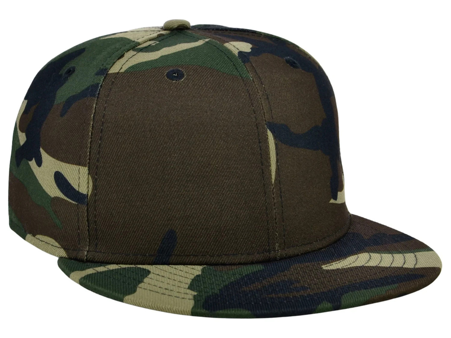 Crowns By Lids Camo Fitted Cap / Camo Green / RRP £23