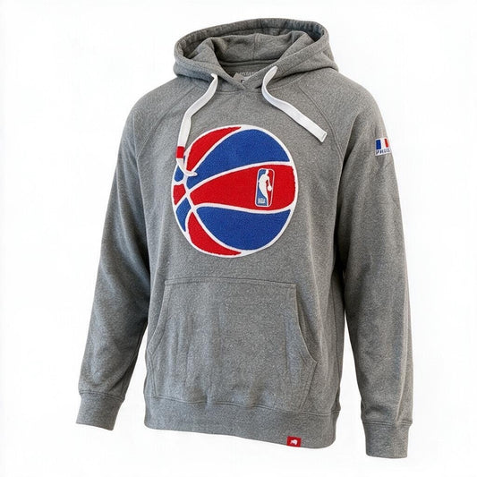 NBA Paris Mens Hoodie / Grey / RRP £115