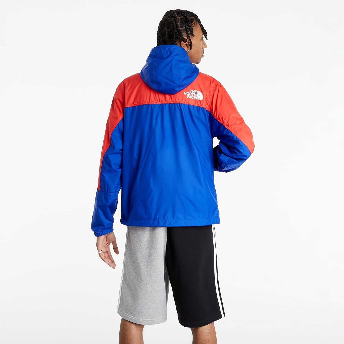 The North Face Mens Hydrenaline Wind Jacket / TNF Blue/Horizon Red / RRP £90