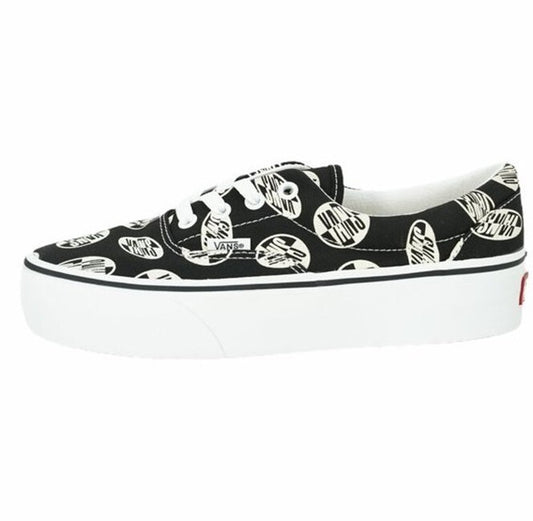 Vans Womens Era Platform Checker Dot Trainers / Black / RRP £60