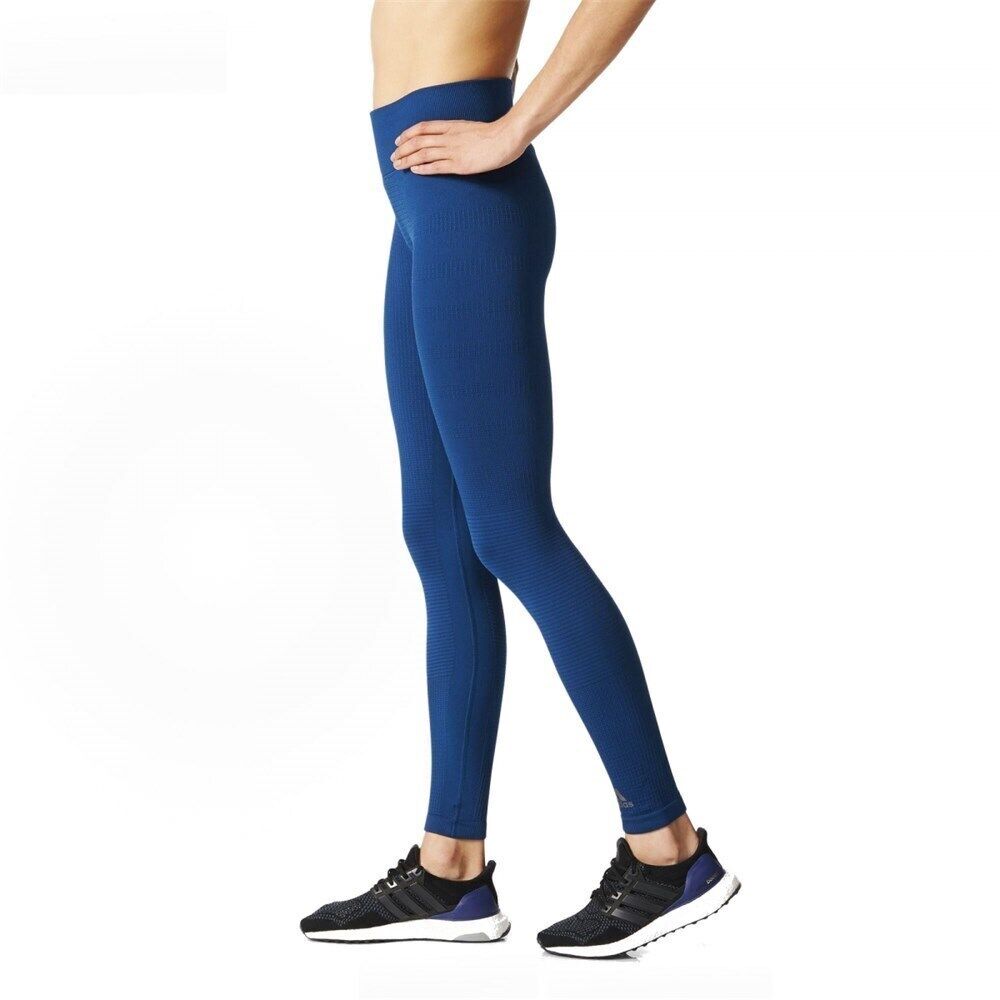 Adidas Women's Seamless Training Workout Tight Legging / Blue / RRP £45