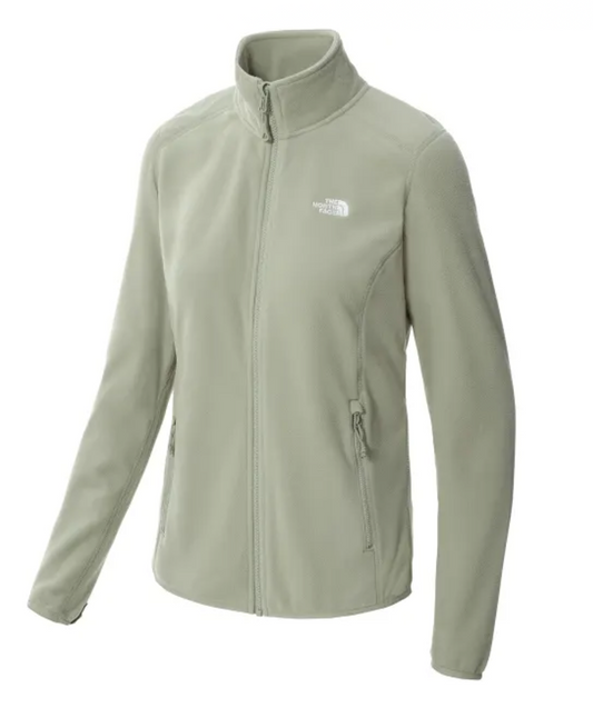 The North Face Women's 100 Glacier Full Zip Fleece / BNWT / Tea Green / RRP £65