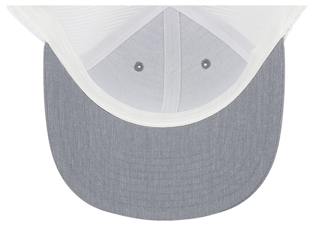 Crowns By Lids Unisex Plain Slam Dunk Trucker Hat / Grey White / RRP £18