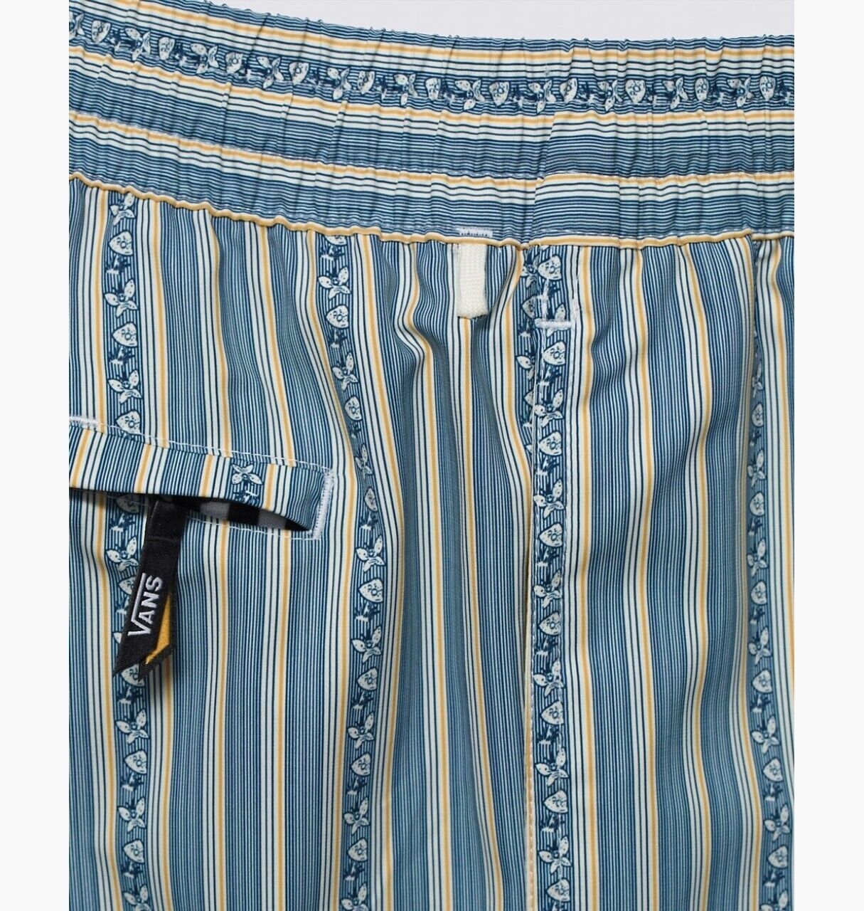 Vans Mens Primary Solid Elastic Boardshort / Blue Stripe / RRP £50