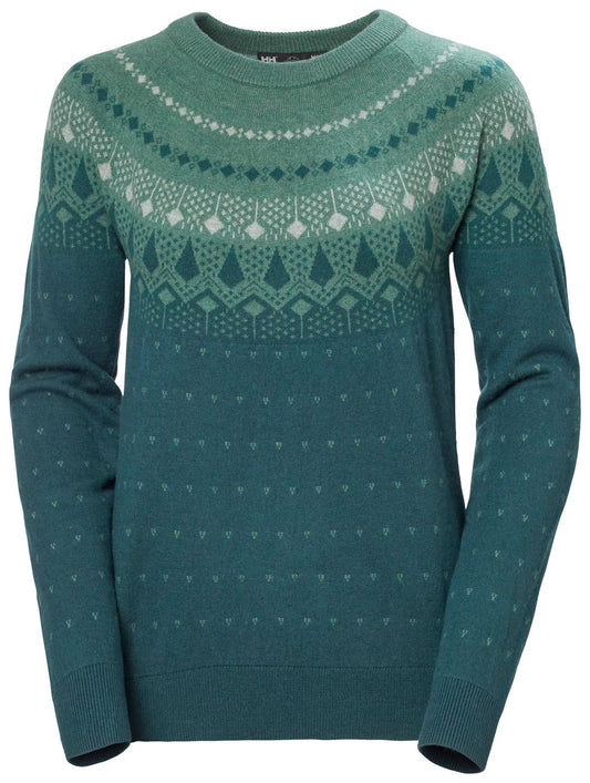 Helly Hansen Women’s Hytte Merino Sweatshirt / Dark Green / RRP £135