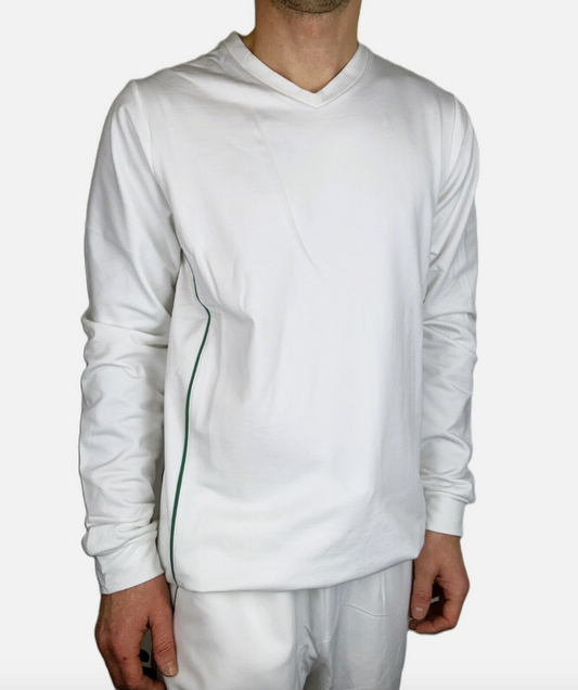 Castore Mens Cricket White Pullover Jumper / White / RRP £60