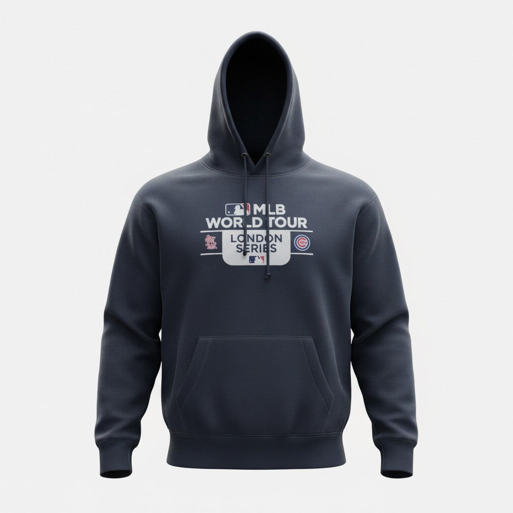 47 Mens Imprint Headline Hoodie  MLB London Series / Fall Navy / RRP £70