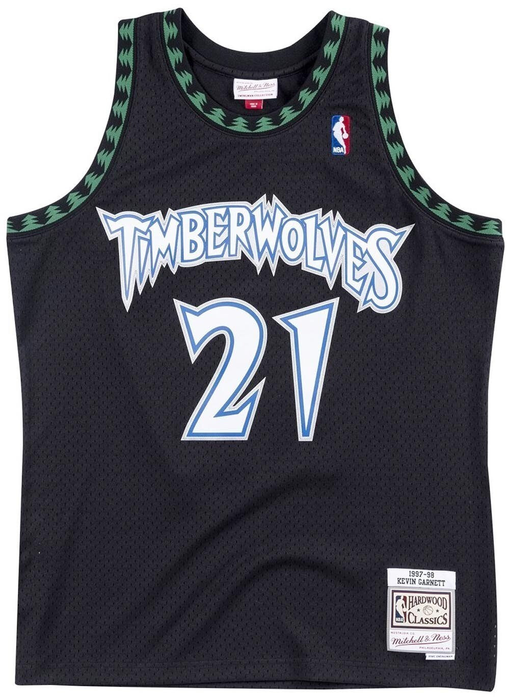 Mitchell & Ness Minnesota Timberwolves Kevin Garnett Swingman Jersey / RRP £95