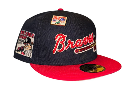 Atlanta Braves 59FIFTY New Era Hat / Navy Red / RRP £45