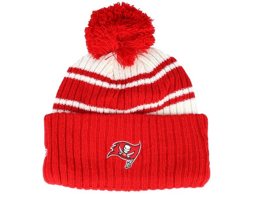 New Era Tampa Bay Buccaneers Sport Knit Hat / Red Ivory / RRP £30