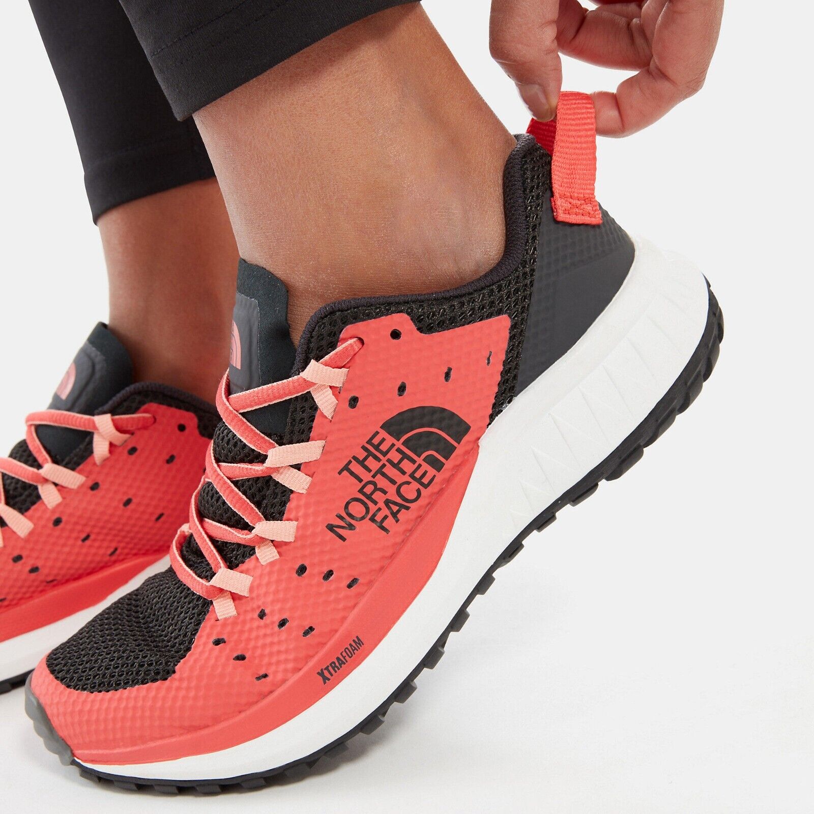 The North Face Women Ultra Endurance XF Trainers / Grey Red / RRP £135