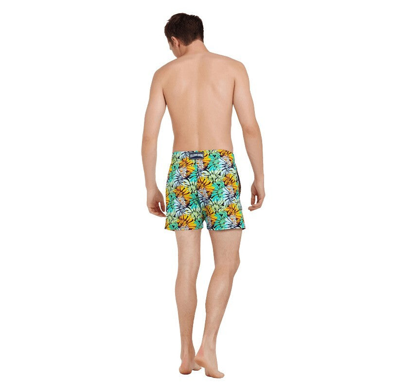 Vilebrequin Swim Shorts / Mens / Moorise / Green Orange / RRP £220