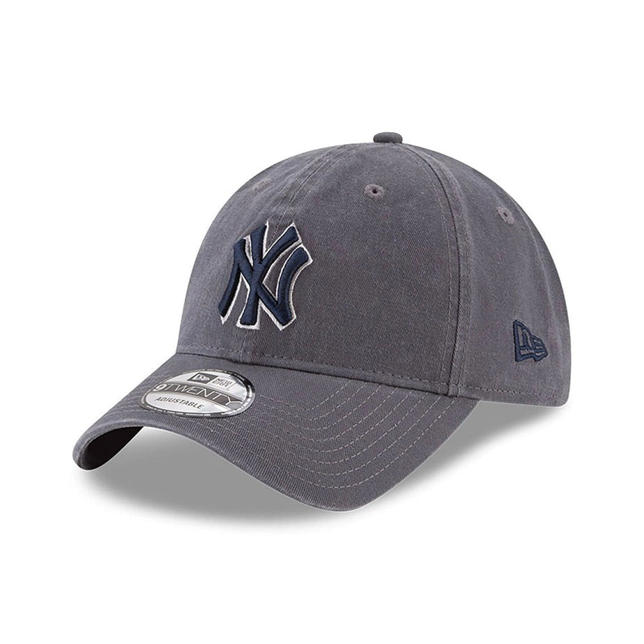 New Era Adult New York Yankees MLB Core Classic 9TWENTY Cap /Grey Navy/ RRP £23D