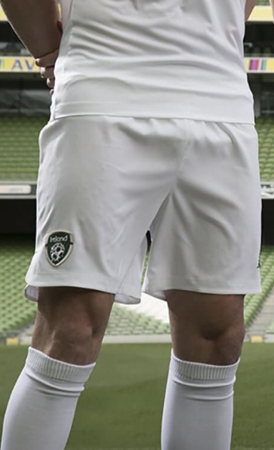 New Balance Republic of Ireland 2019-2020 Away White Football Shorts / RRP £30