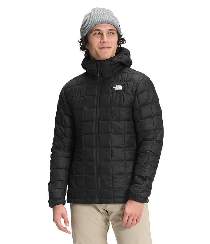 The North Face Mens Thermoball Eco Hooded Puffer Jacket / Black / RRP £190