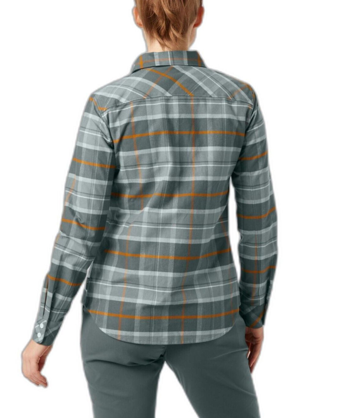 Helly Hansen Womens Check Long Sleeve Shirt / Pine Green / RRP £75