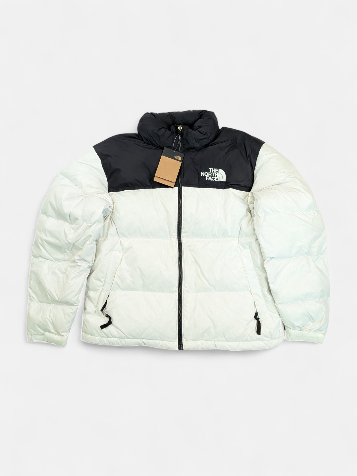 The North Face Mens 1996 Retro Nuptse Jacket / White Black  / RRP £315
