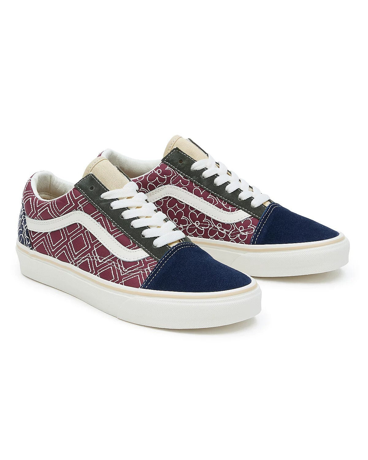 Vans Old Skool Trainers / Navy Red Green / RRP £70