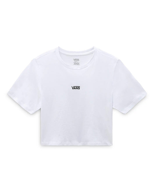 Vans Women's Flying V Crop Crew Sport T-Shirt / White / RRP £25
