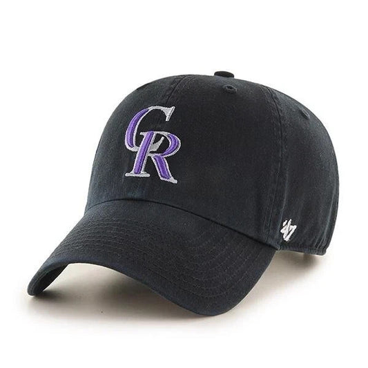 47 Clean Up Unisex Cap / Colorado Rockies / Black / BNWT / RRP £25