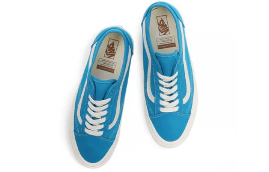 Vans Mens Eco Theory Old Skool Tapered Trainers / Blue White / RRP £70